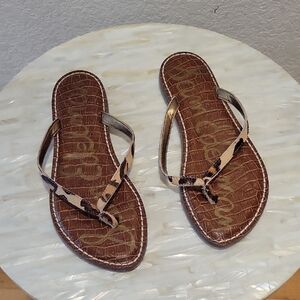 Sam Edelman Stylish Brown and Tan Women's Sandals Size 6.5 New